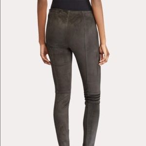 Ralph Lauren, Suede Skinny Pant, Stretch Legging